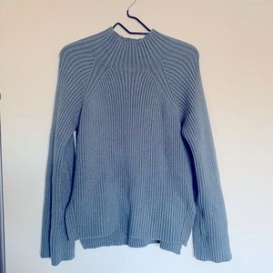 Target Knit high neck blue sweater